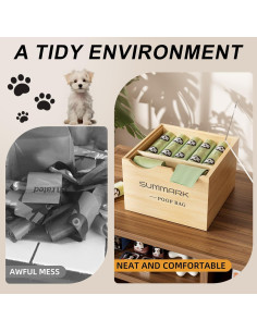 Bolsas de Desechos para Perro Summark 555 Unidades a Prueba de Fugas 2