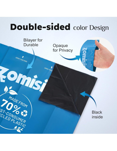 Bolsas de Excremento para Perro ZOMISIA 105 Contador Lavanda