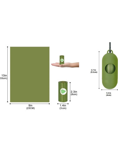 Bolsas de Excremento de Perro Shuheng Biodegradables 360 Unidades