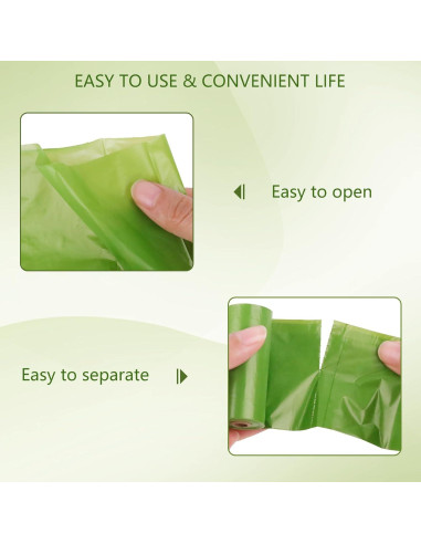Bolsas biodegradables para excremento de perro Ykimok 225 unidades