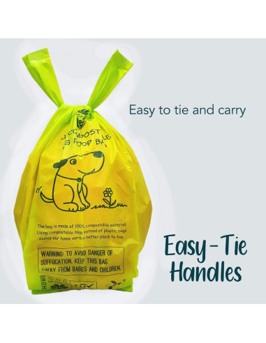 Bolsas de Excremento Compostables Moonygreen 240 Unidades