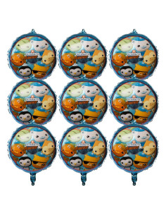 Juego de 5 Globos de Aluminio Octonautas - Fiesta Infantil