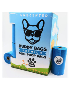 Bolsas de Poop Buddy Premium, Extra Gruesas, 270 Unidades
