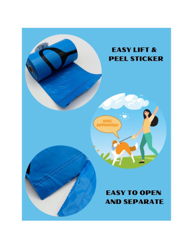 Bolsas de Poop Buddy Premium, Extra Gruesas, 270 Unidades