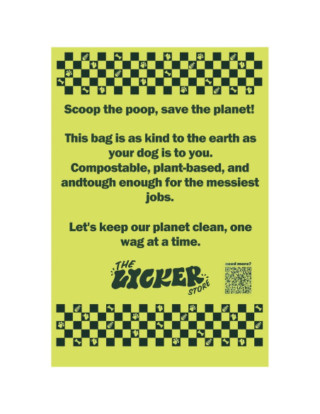 Bolsas de Desechos Biodegradables The Licker Store 120 Unidades