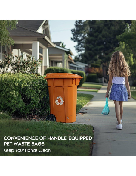 Bolsas de Poop Biodegradables AYOTEE 50 Piezas 30x49cm