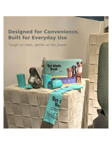Bolsas Compostables para Perros AYOTEE 270 Unidades Biodegradables