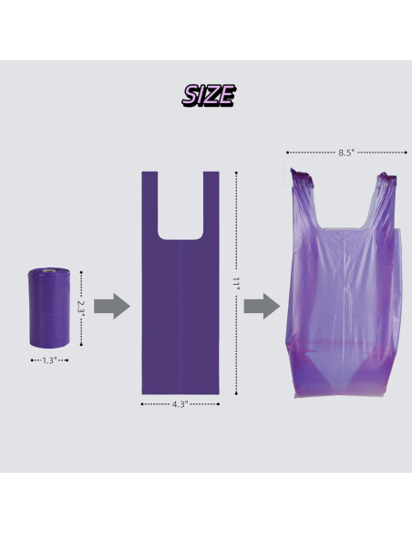 Bolsas Biodegradables para Desechos de Mascotas CWYZA - 90 Unidades