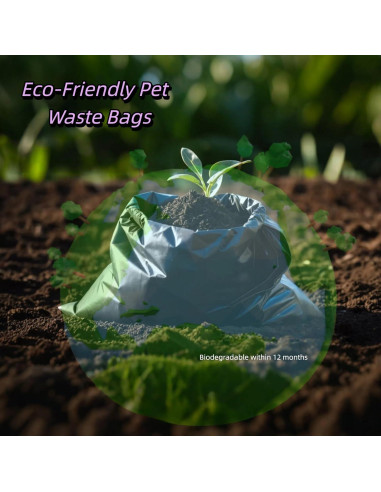 Bolsas Biodegradables para Desechos de Mascotas CWYZA - 90 Unidades