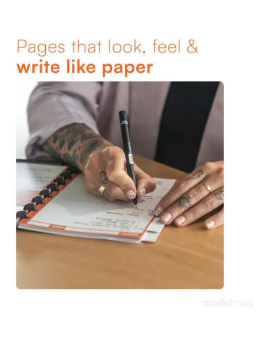 Cuaderno inteligente reutilizable A5 MODUBOOQ - 40 páginas