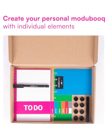 Cuaderno inteligente reutilizable A5 MODUBOOQ - 40 páginas