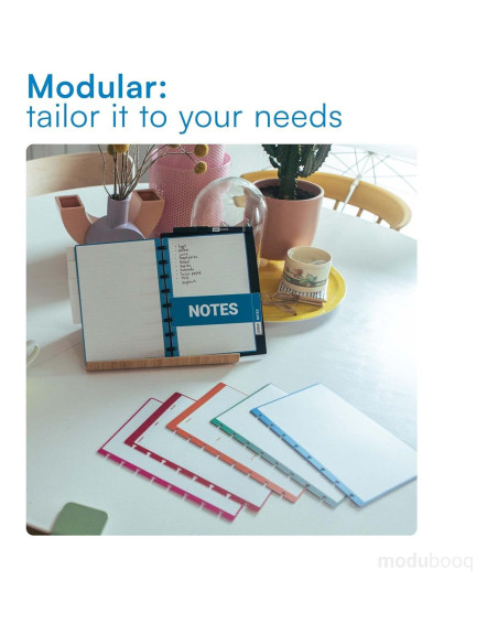 Cuaderno inteligente reutilizable A5 MODUBOOQ - 40 páginas