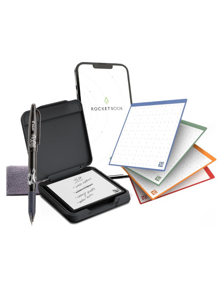 Notas Adhesivas Reutilizables Rocketbook 3x3cm con Estuche