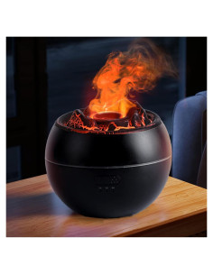 Difusor de Aceite Esencial Yaledi Volcán 360ml Negro