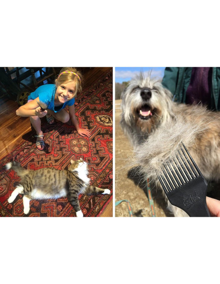 Cepillo Deshedding The CoatHook para Gatos y Perros - Suave y Efectivo