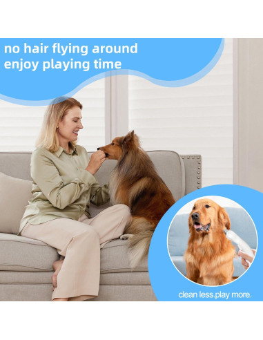 Rascador de Subpelo OYCGYLCH para Perros y Gatos - Cepillo Deshedding