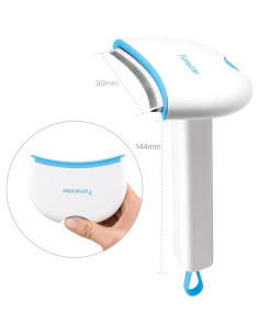 Cepillo Deshedding Fumeister para Perros y Gatos - Azul 2