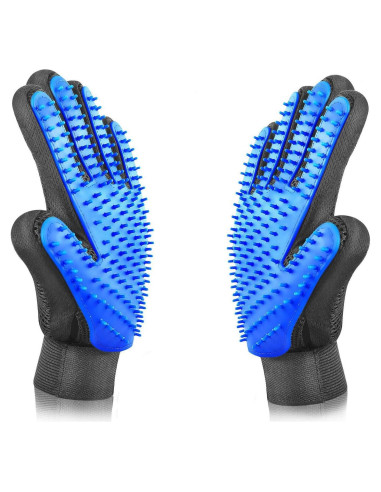 Guante Acicalador para Mascotas VeniCare - Mitón 2 en 1 para Perros y Gatos