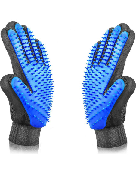 Guante Acicalador para Mascotas VeniCare - Mitón 2 en 1 para Perros y Gatos