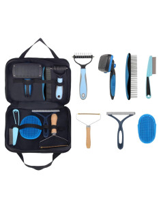 Herramienta de deshedding 7 en 1 LYONGSMENT para mascotas