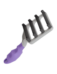 Cepillo Deshedding para Gatos FUR4 Pelo Largo - 4 Bordes de Fibra de Carbono