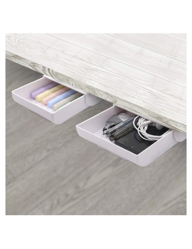 Organizador de Cajones YOOUSOO 2 Piezas Adhesivo Blanco