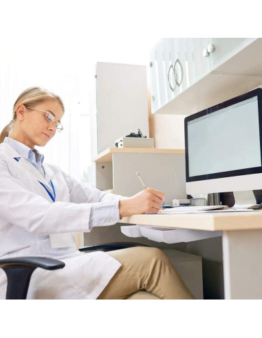 Organizador de Cajones YOOUSOO 2 Piezas Adhesivo Blanco