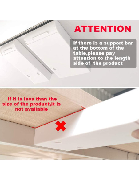 Organizador de Cajones YOOUSOO 2 Piezas Adhesivo Blanco Organizador de Cajones YOOUSOO 2 Piezas Adhesivo Blanco