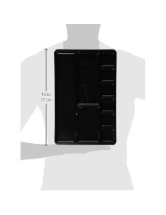 Organizador de Escritorio Deflecto 38104, 9 Compartimentos, Negro 2