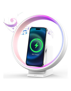 Altavoz Bluetooth Depulat con Lámpara de Noche y Carga 15W
