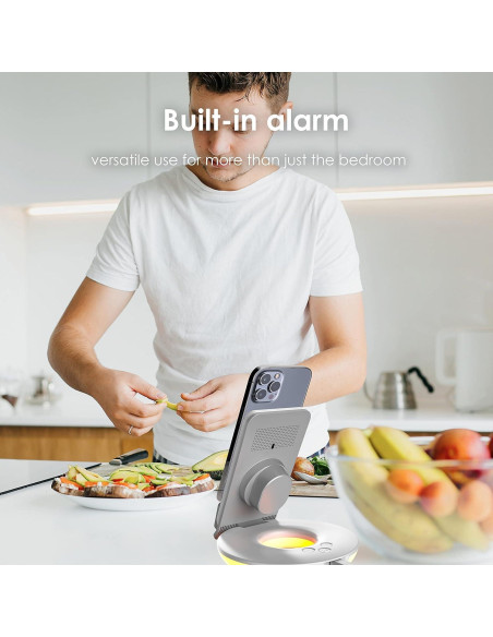 Lámpara de Mesa RexingUSA con Cargador Inalámbrico 15W