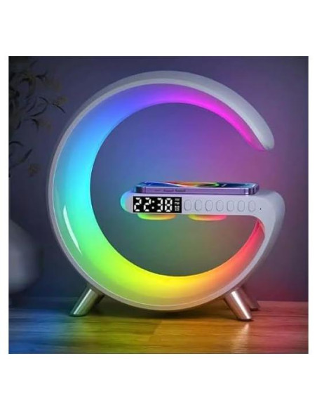 Lámpara de Mesa LED Inteligente Domigard 4 en 1 Cargador Inalámbrico