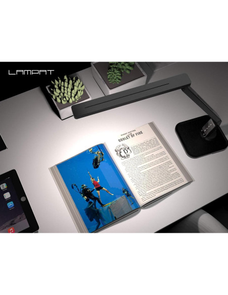 Lámpara de Escritorio LED Lampat, 4 Modos, Regulador Táctil
