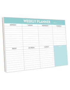 Bloc de Notas Semanal Nokingo 52 Hojas 25.4x17.8 cm 100gsm