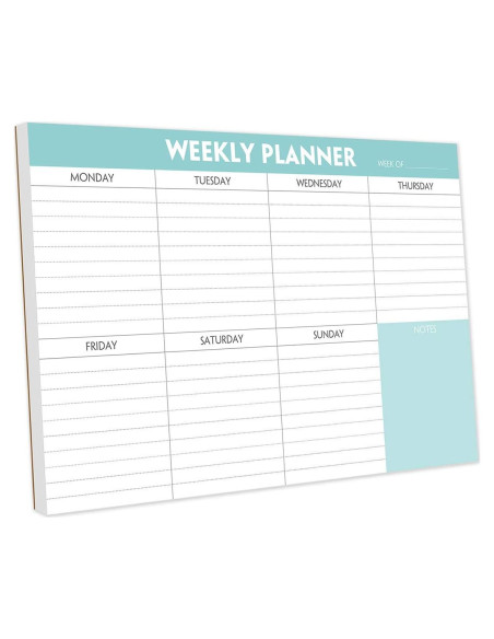 Bloc de Notas Semanal Nokingo 52 Hojas 25.4x17.8 cm 100gsm