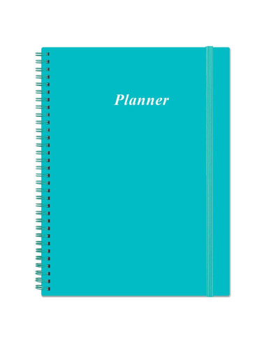 Planificador Sin Fecha Heveboik A4 Verde Azulado 80 Hojas