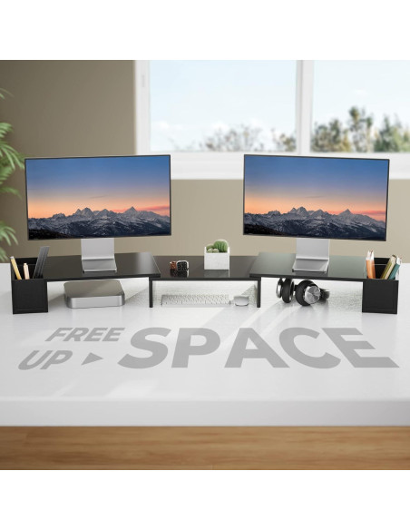 Soporte Doble para Monitor LORYERGO Ajustable Ergonómico