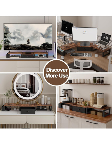 Soporte Doble para Monitor LAND-VOI 2 Pantallas 27" Ajustable