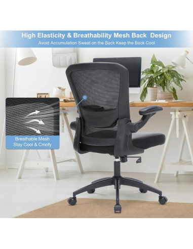 Silla de Oficina Ergonómica HOMIFYCO JX 350lbs Ajustable