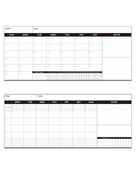 Calendario de Pared Borrable Litacimi Jumbo 43.2x101.6cm