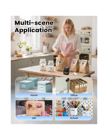 Impresora Térmica de Etiquetas NDYIN N20 Bluetooth 2"