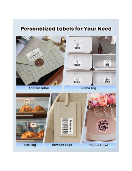 Impresora Térmica de Etiquetas NDYIN N20 Bluetooth 2"