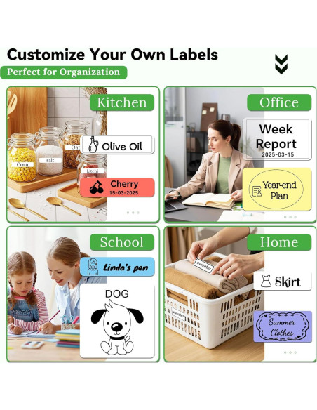 Impresora de Etiquetas Térmica Miouca Bluetooth Verde 12-50mm