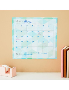 Calendario Adhesivo Mensual Reutilizable Paper Junkie 34.9x32.5cm 2