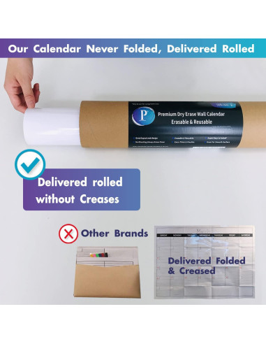 Calendario de Pared Jumbo Borrable Party Funny 116.8x160 cm
