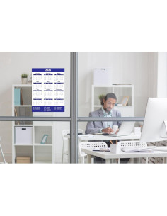 Calcomanía Calendario 2025 DCM Solutions 19.05x25.4 cm Azul 2