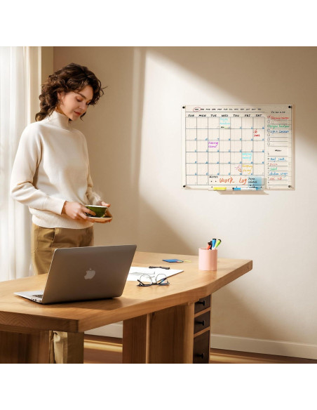Calendario Acrílico Grande J-Rod Innovations 71x50 cm Borrado Seco Calendario Acrílico Grande J-Rod Innovations 71x50 cm Borrado Seco