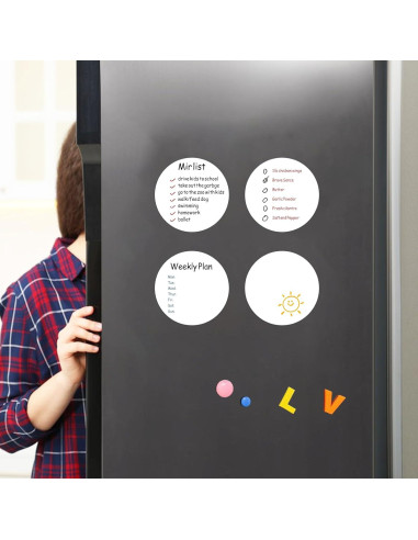 Etiquetas de Borrado en Seco Reutilizables SVNOOC 12.7 cm