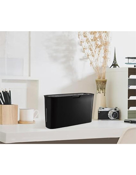 Destructora de papel Aska B08BK compacta negra corte en cruz Destructora de papel Aska B08BK compacta negra corte en cruz