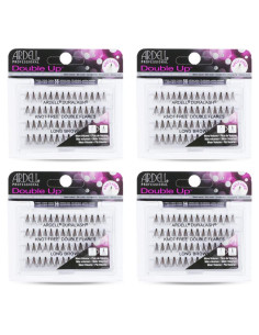 Pestañas Postizas Ardell Doble Up Individuales Largas Marrón